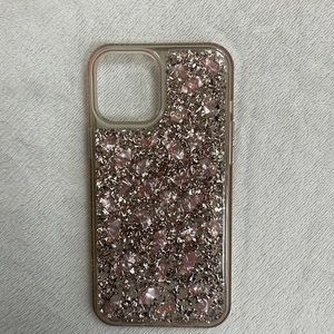 Pink and glittery iPhone case, good condition, used once or twice.
